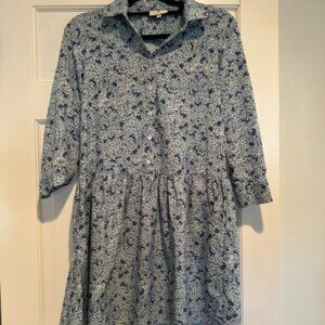 Tuckernuck Blue Floral Mini Dress